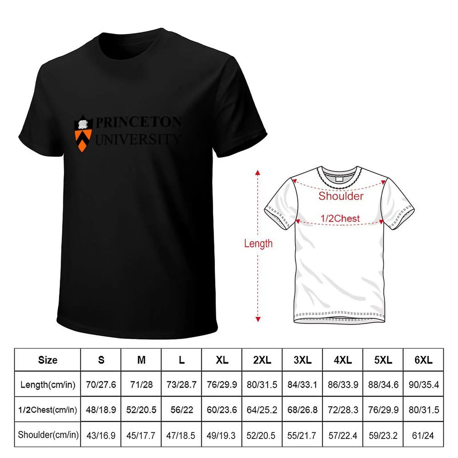 Princeton University Logo T-Shirt t shirt man designer T-Shirt