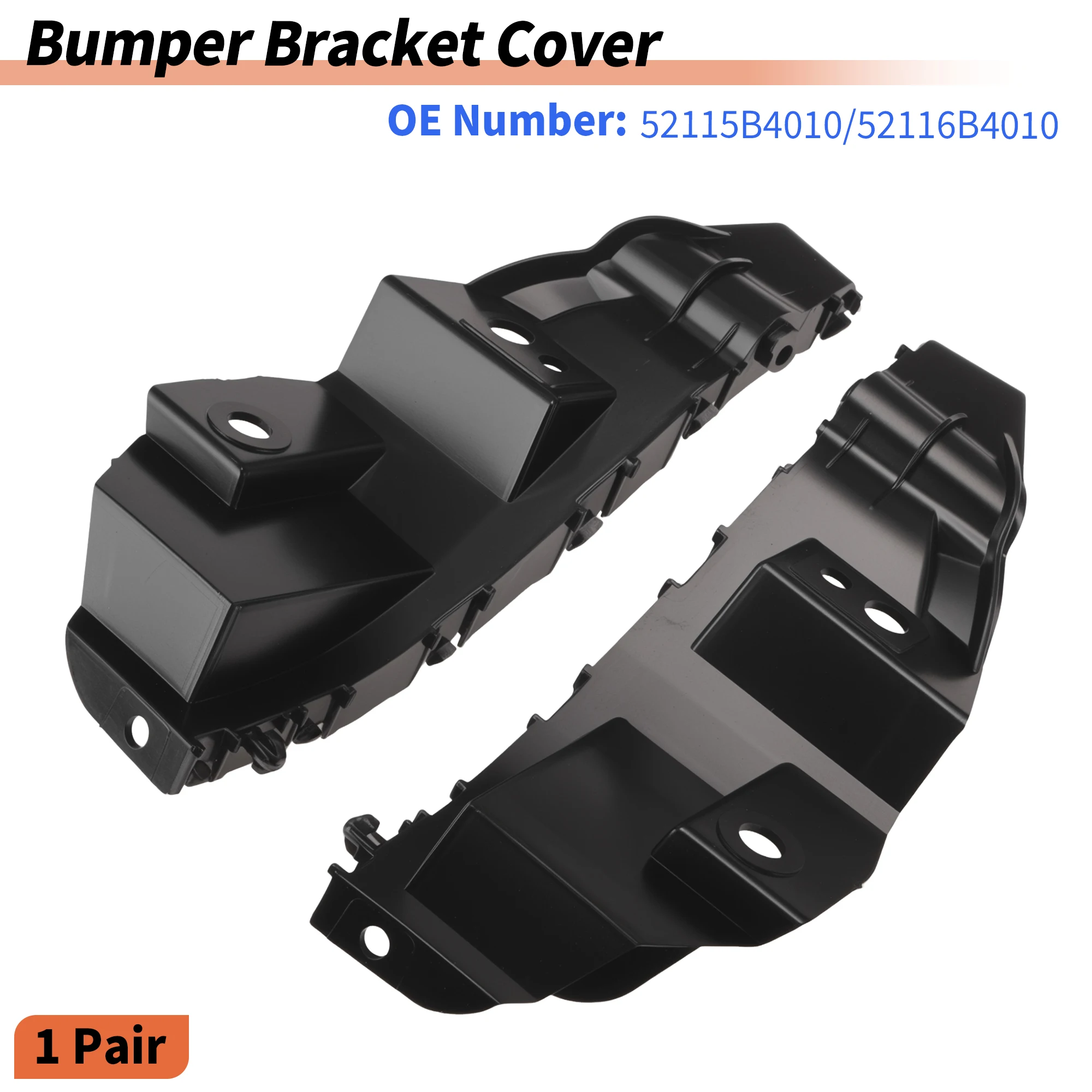 UXCELL Bumper Support Bracket Retainer for Toyota Rush Terios 2006-2017