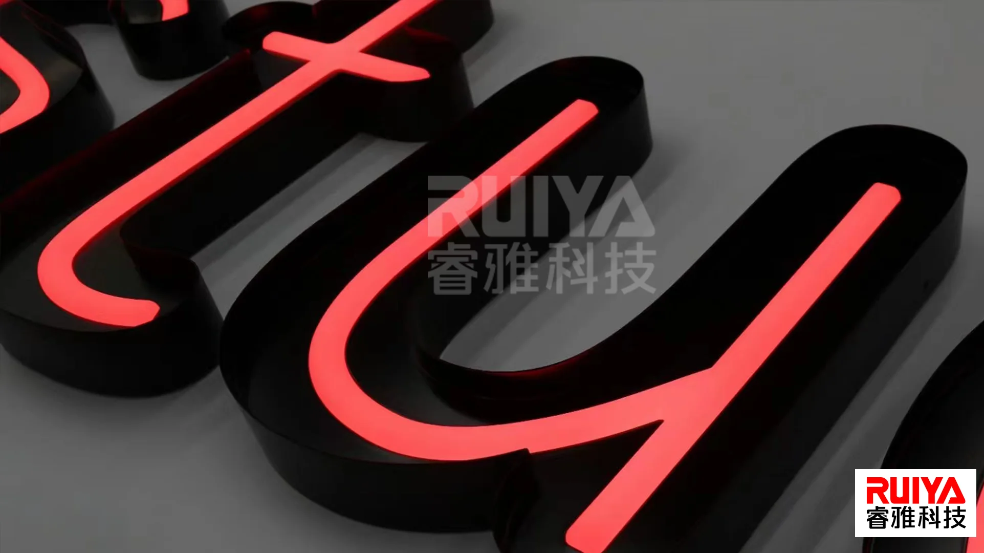 RGB painted acrylic imitation neon words shopping mall exhibition celebration bar restaurant creative door sign