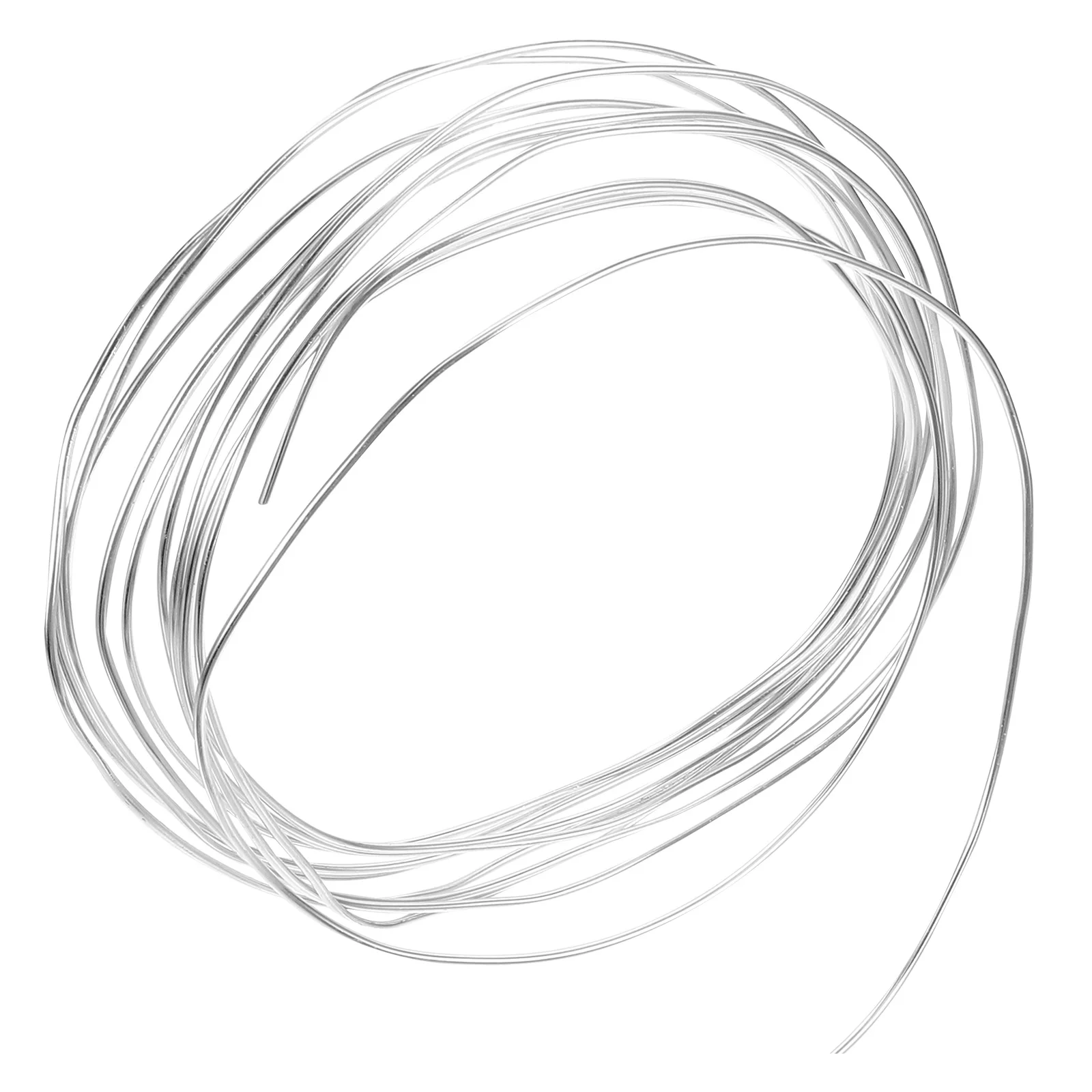 

DIY 2mmx5m Silver Aluminum Wire Jewelry Making Multi Function Craft Accessory Easy Bend Shape Long Lasting
