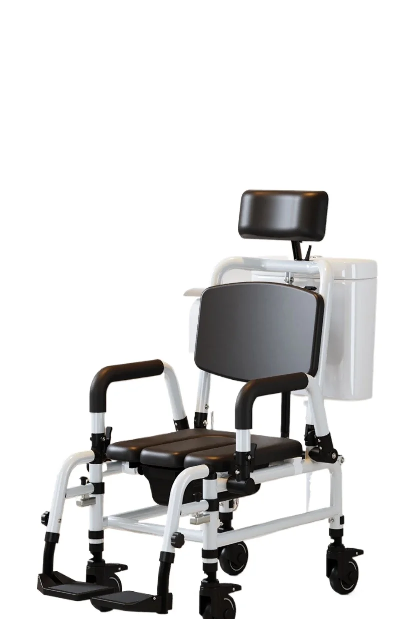 

Bath chair toilet mobile toilet reclining wheel bath stool