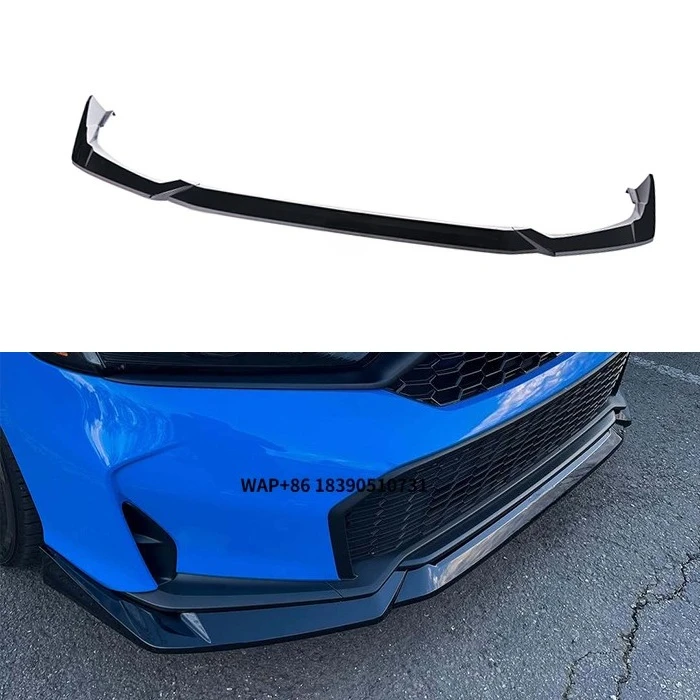 

Factory Direct Glossy Black 3-Pcs Bodykit for for Civic 2025 ABS Exterior Accessories Car Bumpers Lip
