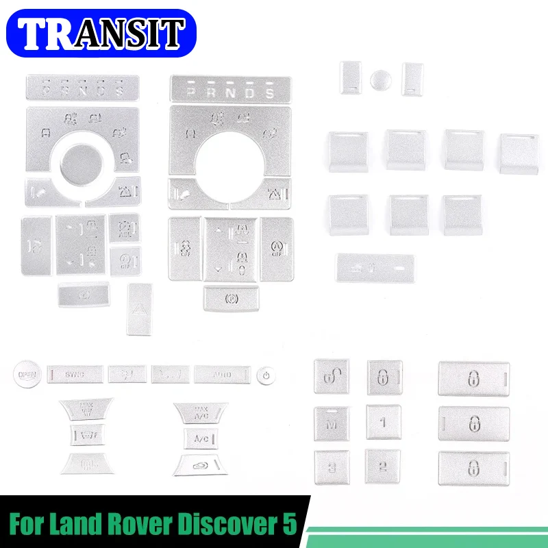 

For Land Rover Discovery 5 LR5 L462 2017-2020 Accessories Button Trim Cover for Climate AC Switch Car Interior Refurbishment Kit