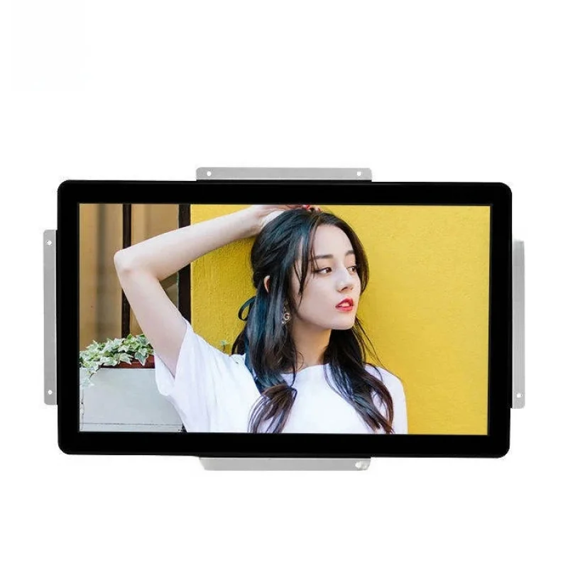 15.6 بوصة مقاوم للماء Intel J6412 بدون مروحة لوحة صناعية مدمجة PC 2 Lan 6 * RS232 RS485 شاشة مزدوجة تعمل باللمس I3 I5 I7 #2