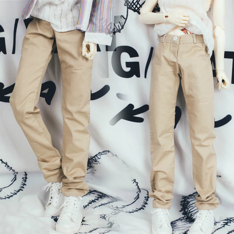 D04-A362 children handmade toy 1/3 SD13 SD17 Uncle70 MSD Doll BJD/SD GSC doll Accessories Casual basic khaki pants 1pcs