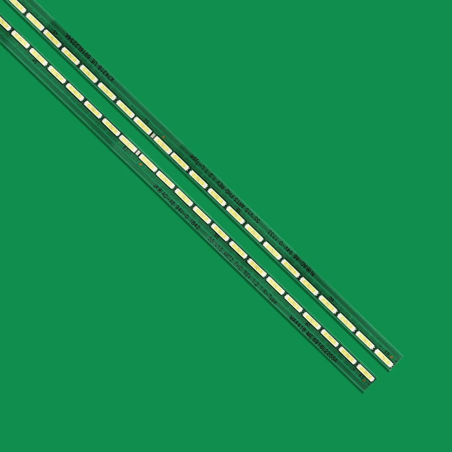 Retroiluminación LED de 605MM 63 lámpara para LG 55 "V15 ART3 FHD TV 6916L2234A 6916L2235A 55LX343C 55LF630T 55LF6310-CB 6922L-0149 55LX570H