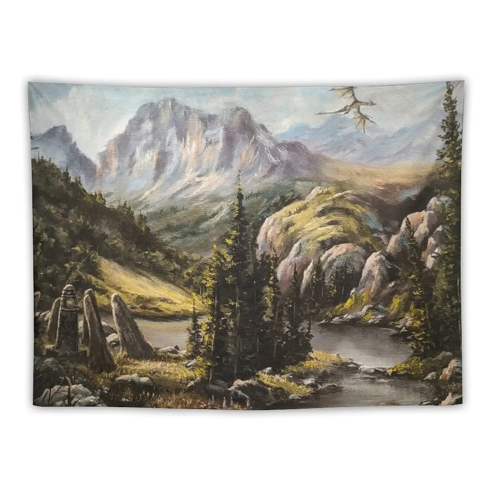 Stones by the Lake Tapestry Cute Room Things Aesthetic Room Decors Aesthetic Room Decorations Outdoor Decor Tapestry