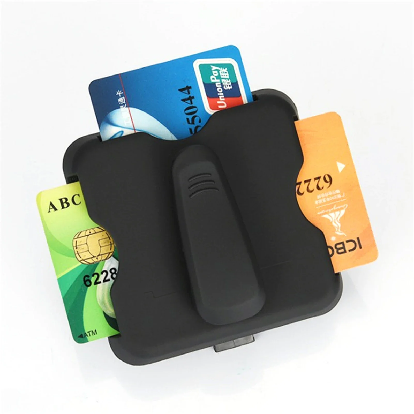 Clip per visiera parasole per auto multifunzionale Clip per parcheggio automatico Clip per carta IC per auto Porta occhiali da sole