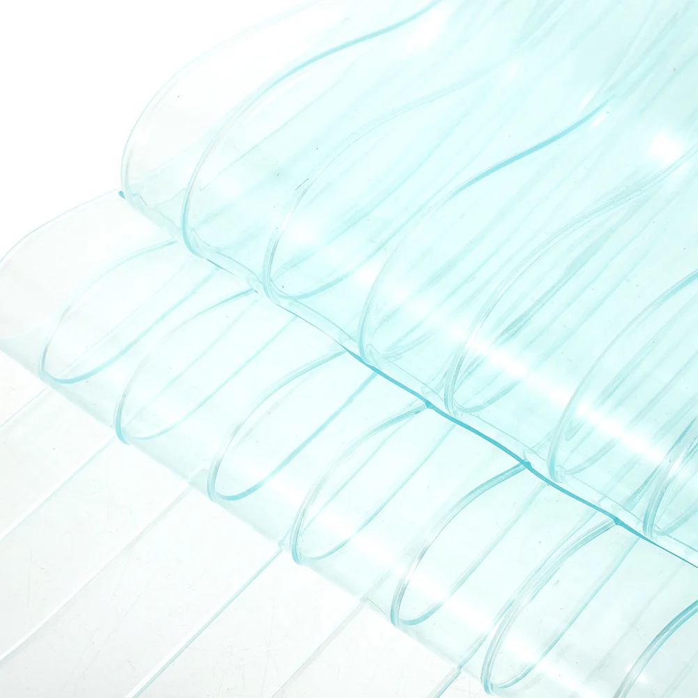 Kit Tirai Pintu PVC Tahan Angin Kuat Tirai Pintu Strip Transparan Untuk Pasar Supermarket Gudang Rumah Dapur Kamar Mandi