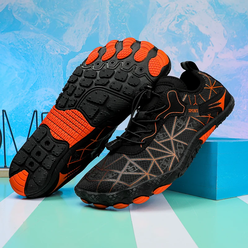 Summer Men Swimming Shoes Lightweight Quick-Drying Water Sports Shoes Yoga Diving Non-Slip Barefoot Shoes Women Swimming Shoes image 4