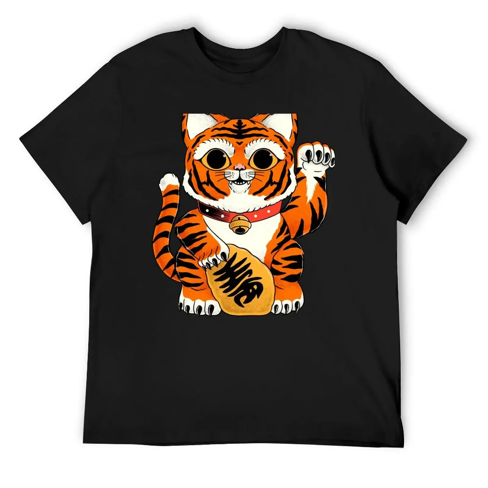 

Lucky tiger T-Shirt cute tops plus size tops custom shirt plus size clothes mens workout shirts