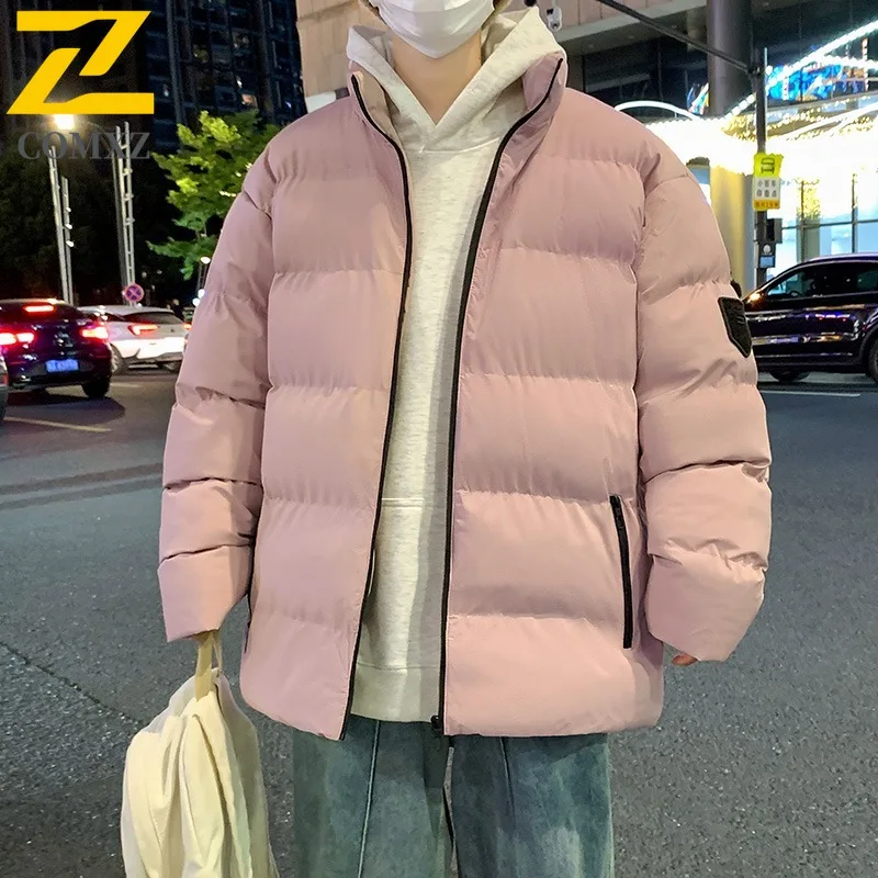 COMXZ Мужское пальто-паркер, модное модное высококачественное повседневное пальто с воротником-стойкой для катания на лыжах, дорожная зимняя куртка 2025, теплое пальто с подкладкой для кемпинга