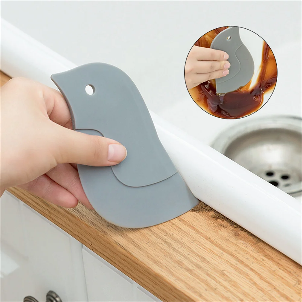 Multifunction Oil Scraper Cartoon Kitchen Bathroom Frying Pan Dirt Baking Tool Scraper Cake Baking Tool Oil Plate