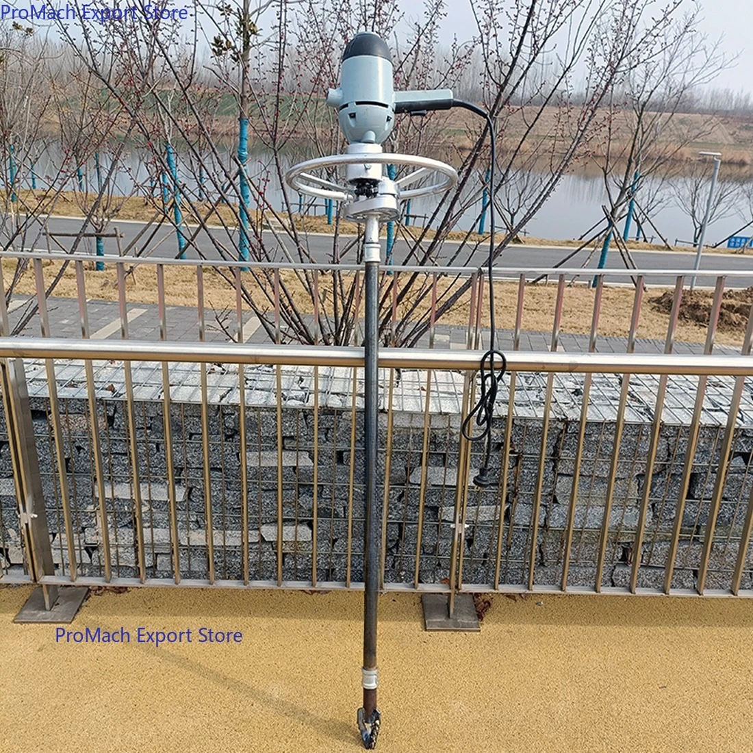 جهاز حفر يدوي بطول 100 متر/جهاز حفر آبار المياه الصغير والمريح/جهاز حفر آبار المياه بقرص واحد محمول باليد