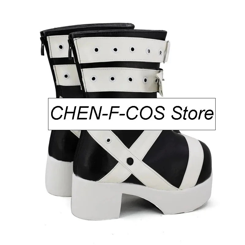 2025 maka albarn cosplay sapatos botas de salto alto de sola grossa anime soul eater role play acessórios prop halloween natal carnaval