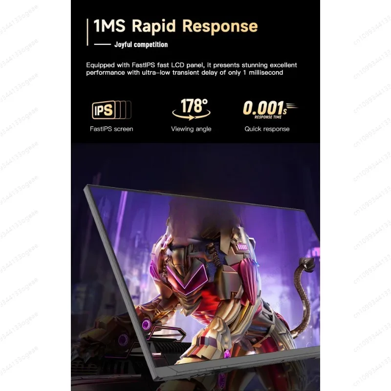 Monitor LCD para jogos 5K de 27 polegadas com taxa de atualização de 540 Hz 60 Hz 120% sRGB 178 °   Função HDR de resposta de 1 ms de visão ampla para PC desktop