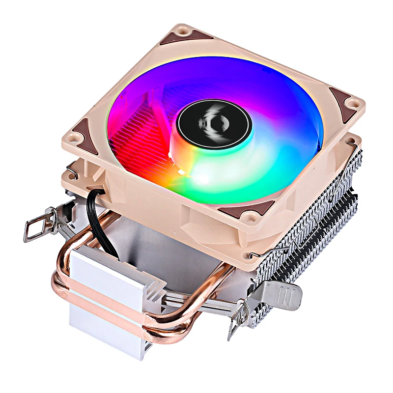 QiuzAim Fan Heater 1200 Tower Type Radiator 2 Heat Pipe CPU Cooling Fans Installing LGA775 115x 1200 1700 1366 am3 am4 am5 amd