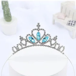 Kids Rhinestone Tiara Princess Headband For Girls Birthday Accessories Bridal Crystal Crown Tiara Wedding Hair Jewelry