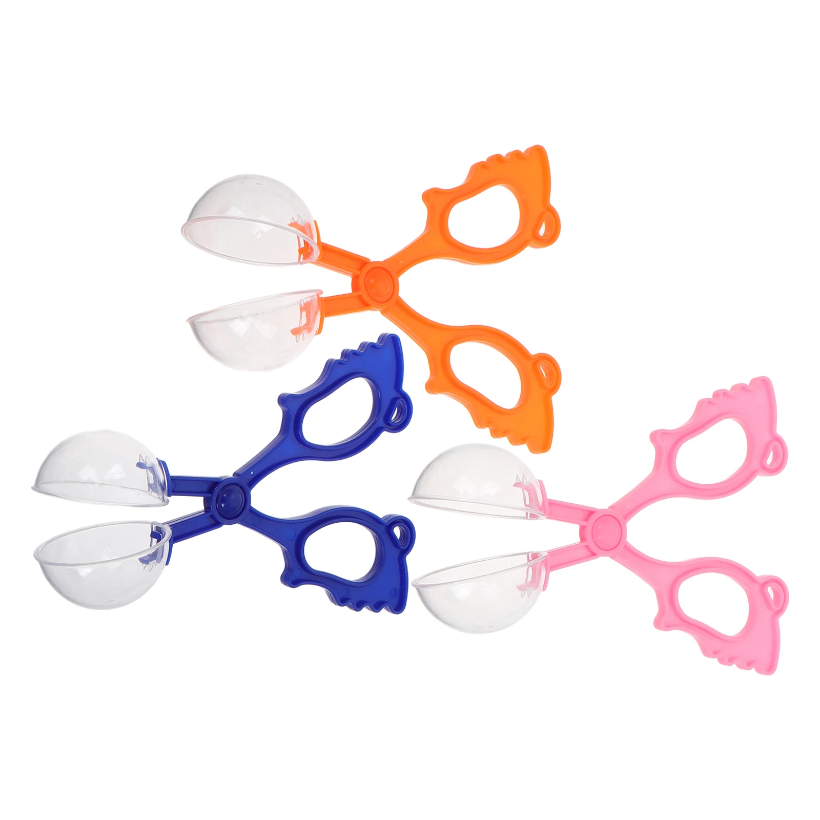 

3pcs Insect Clip Catching Tool Kids Scissors Plastic Tweezers Toys Observation Equipment Children Bug Catcher