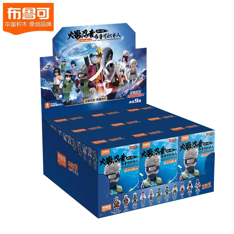 

Оригинальная анимационная игра Наруто, комиксы, периферийные игрушки, блок в сборе, Q-версия, подвижная модель, коллекция фигурок, vol.2