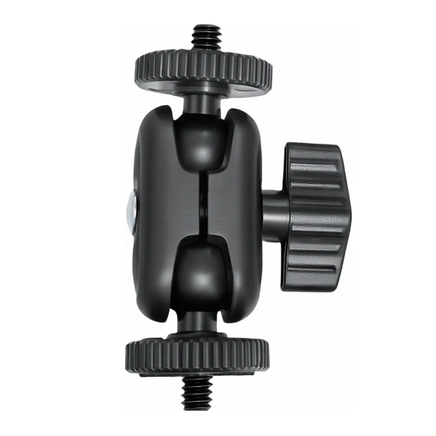 Magiczny uchwyt z podwójną głowicą kulową i kulą 15 mm obracaną o 360 stopni °   Uchwyt przedłużający z gwintem 1/4'' do kamery GoPro, monitora DSLR, lampy wideo, mikrofonu, statywu
