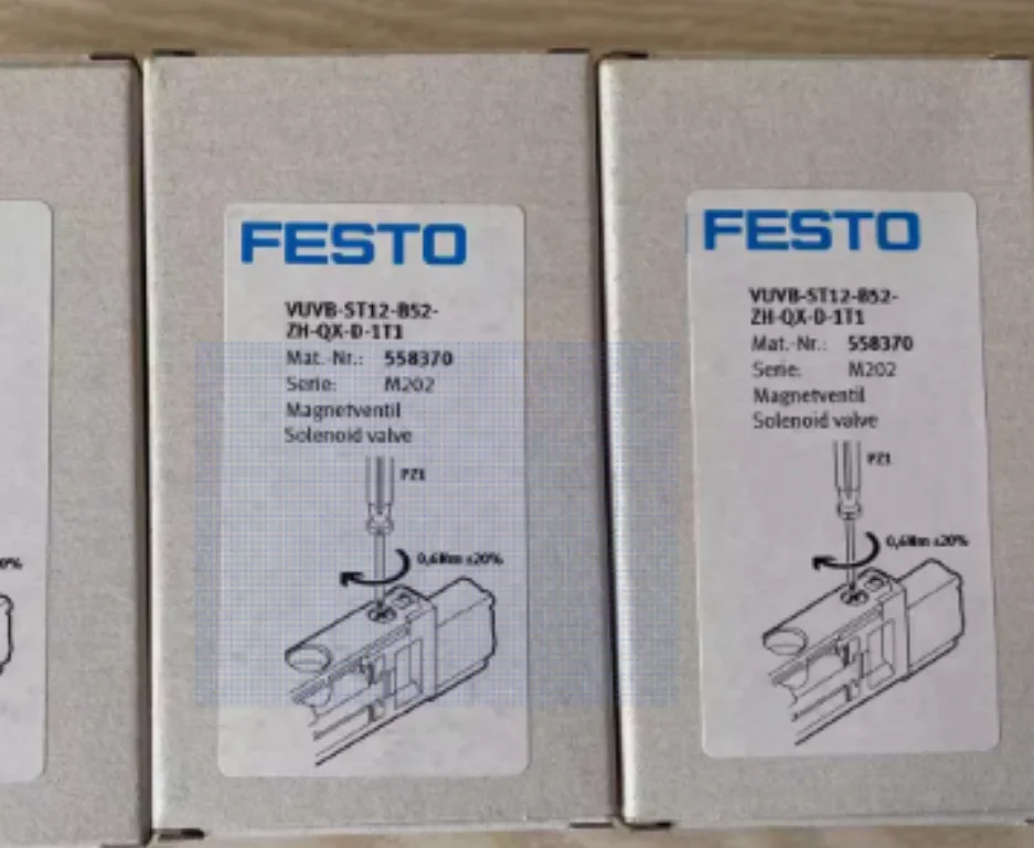 

New original FESTO Solenoid valve VUVB-ST12-M52-MZH-QX-D-1T1 VUVB-ST12-B52-ZH-QX-D-1T1