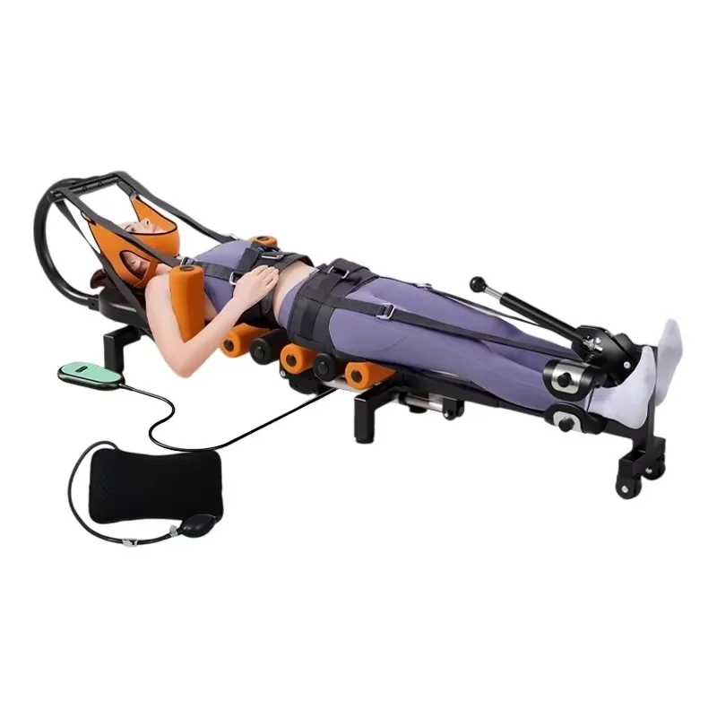 

Electric Metal Lumbar Traction Bed with Extendable Stretchers for Neck and Spine CE Certified