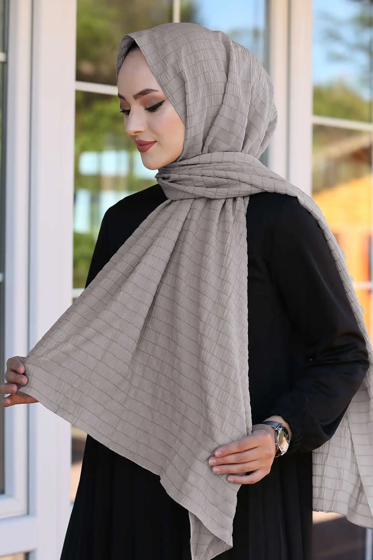 Women Shawl Scarf Modern Islamic Muslim Women 'S Head Scarf Hijab for Women Islamic Hijab scarf Turbans Bayan