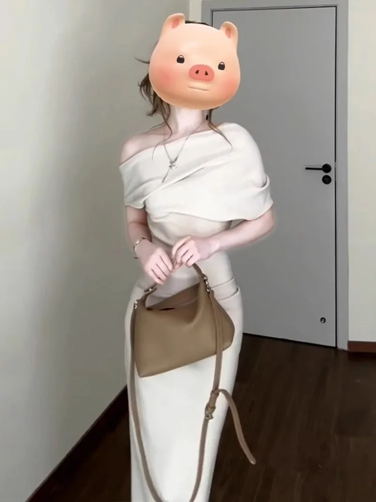 Vestidos de manga curta das mulheres noite 2025 mulher primavera boêmio crochê laço-up bloqueio vestido fofo em camadas retro mori menina y2k