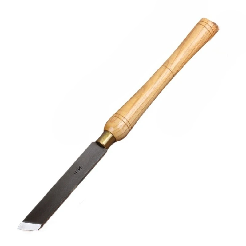 15mm / 25mm Width HSS Negative Rake Scraper Woodturning Chisel  Arc Beveled Blanking Handheld Woodworking Turning Tool