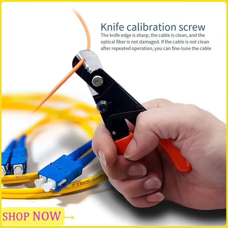 Three-Stage Optical Fiber Stripping Pliers 3-Hole Multifunctional 3-In-1 Network Optical Fiber Tool Durable Easy To Use