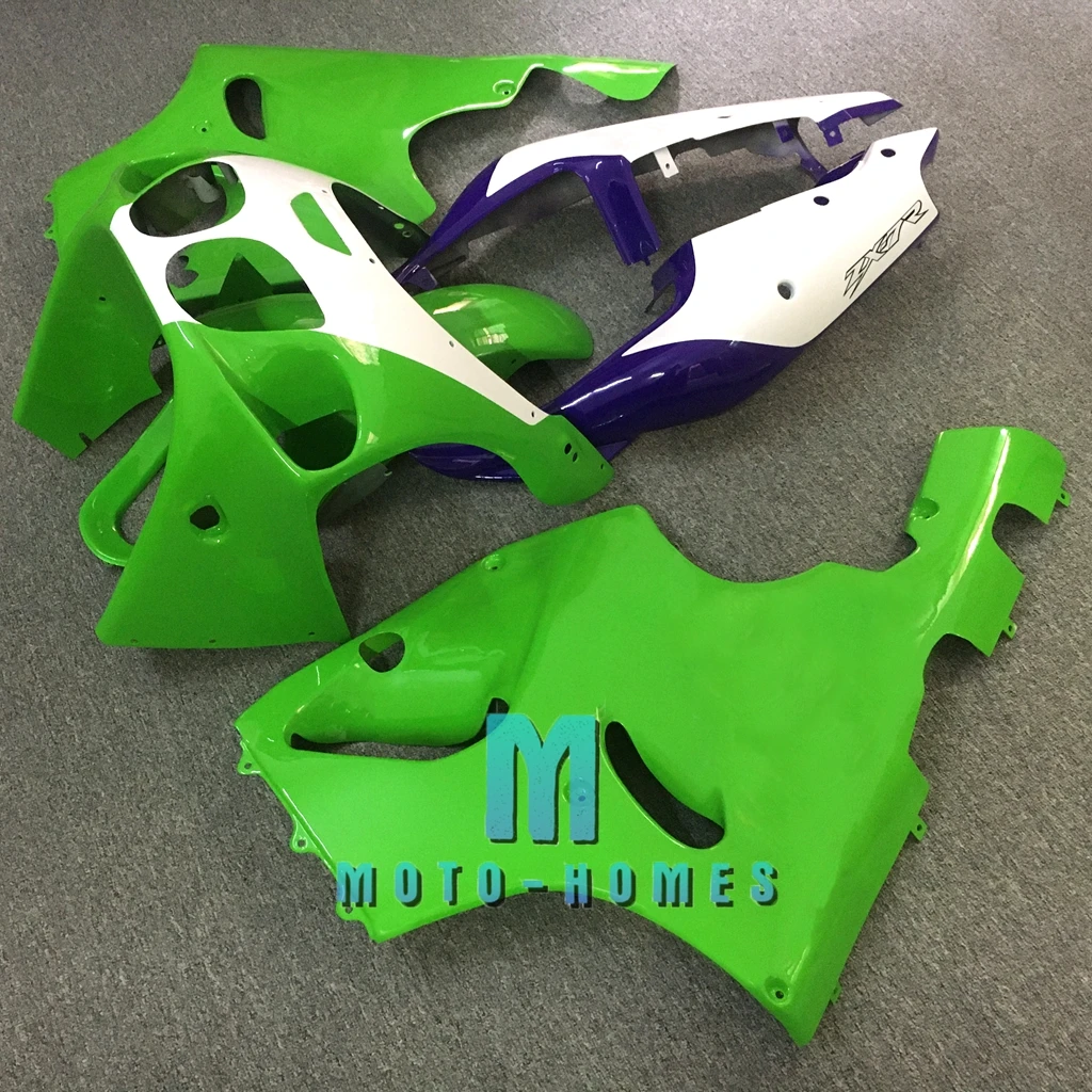 Customizable Fairing Kit For Kawasaki Ninja  Green White Fairings Set ZX7R 1996 1997 1998 1999 2000 2001 2002 ZX 7R Rebuild Bike