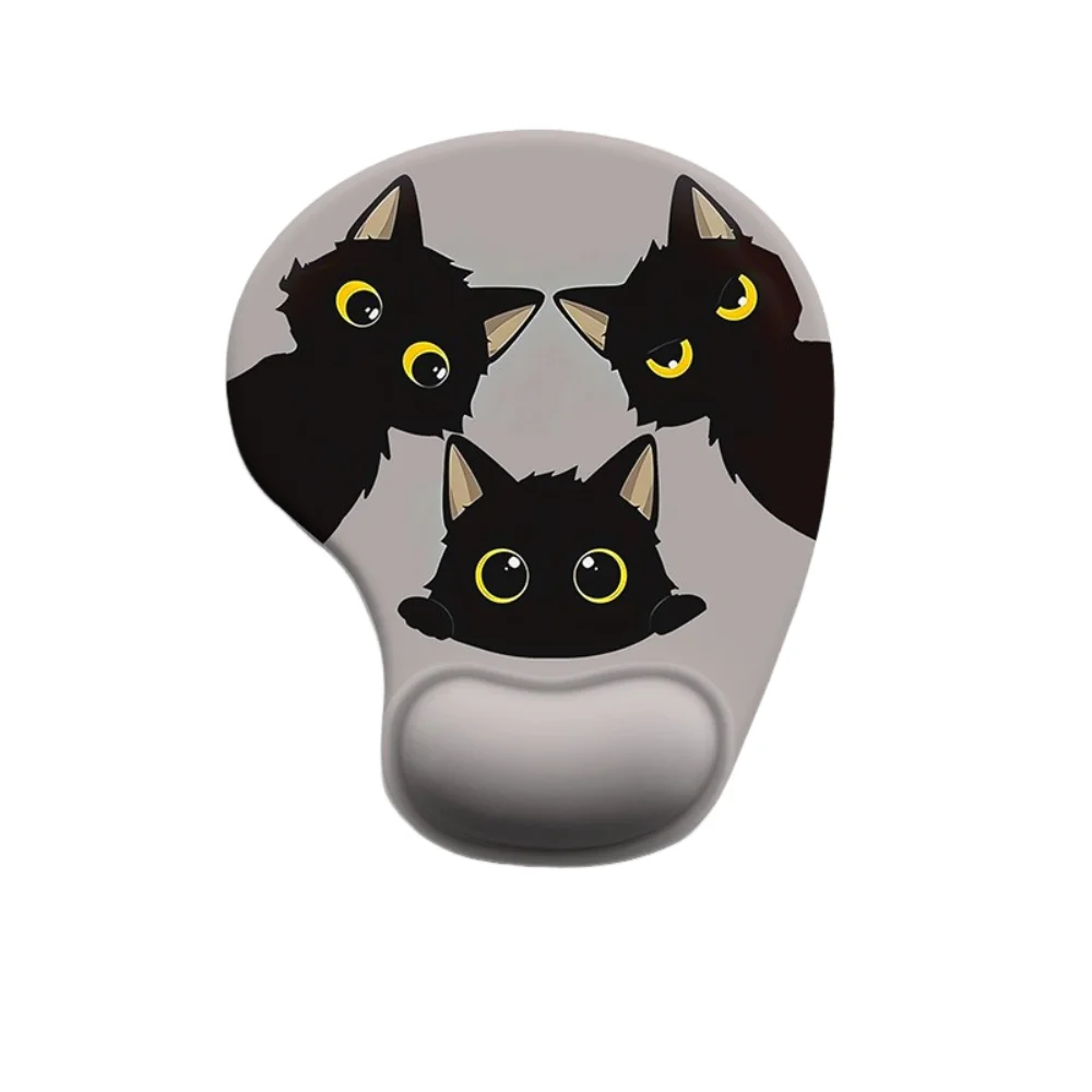 

Non-Slip Cartoon Animal Mouse Pad Silicone Soft Comfortable Wrist Rest Smooth Surface Ergonomic Desktop Wrist Support