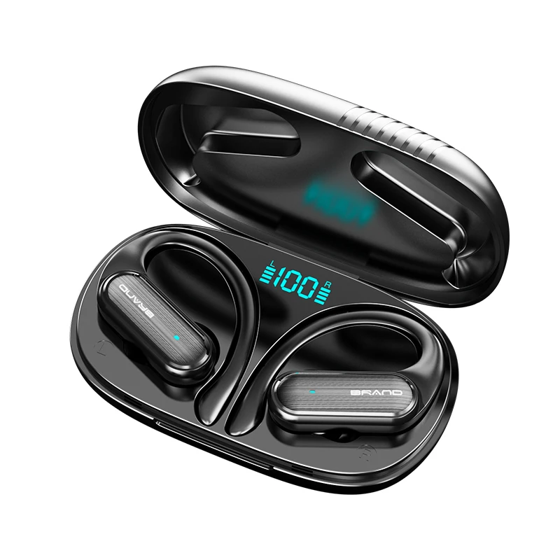 New Style Wireless Bluetooth Headset Hanging Ears IGH Quality Earbuds Smart Touch HD Sound Quality Stereo Earbuds with Power Sup