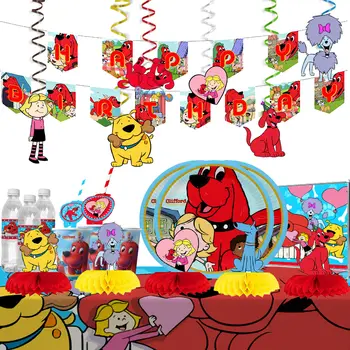 卡通大紅狗克利福德主題派對用品餐具裝飾兒童女寶寶生日派對裝飾嬰兒派對 12 最佳銷售 大紅狗克利福德 - №9