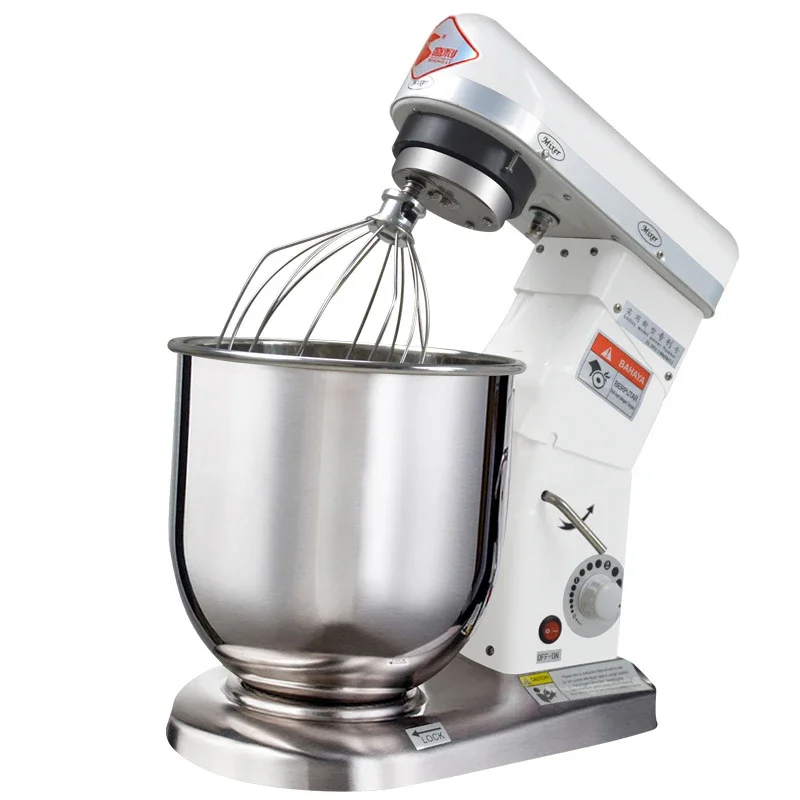 5L Commercial Multifunctional Food Mixer SL-B5 Stainless Steel Mixing Barrel Whipped Cream Machine Whipped Egg Whites 220V 500W