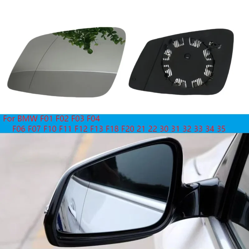

For BMW F01 F02 F03 F04 F06 F07 F10 F11 F12 F13 F18 F20 21 22 30 31 32 33 34 35Car Wide Angle Heated 2Pins Mirror Glass