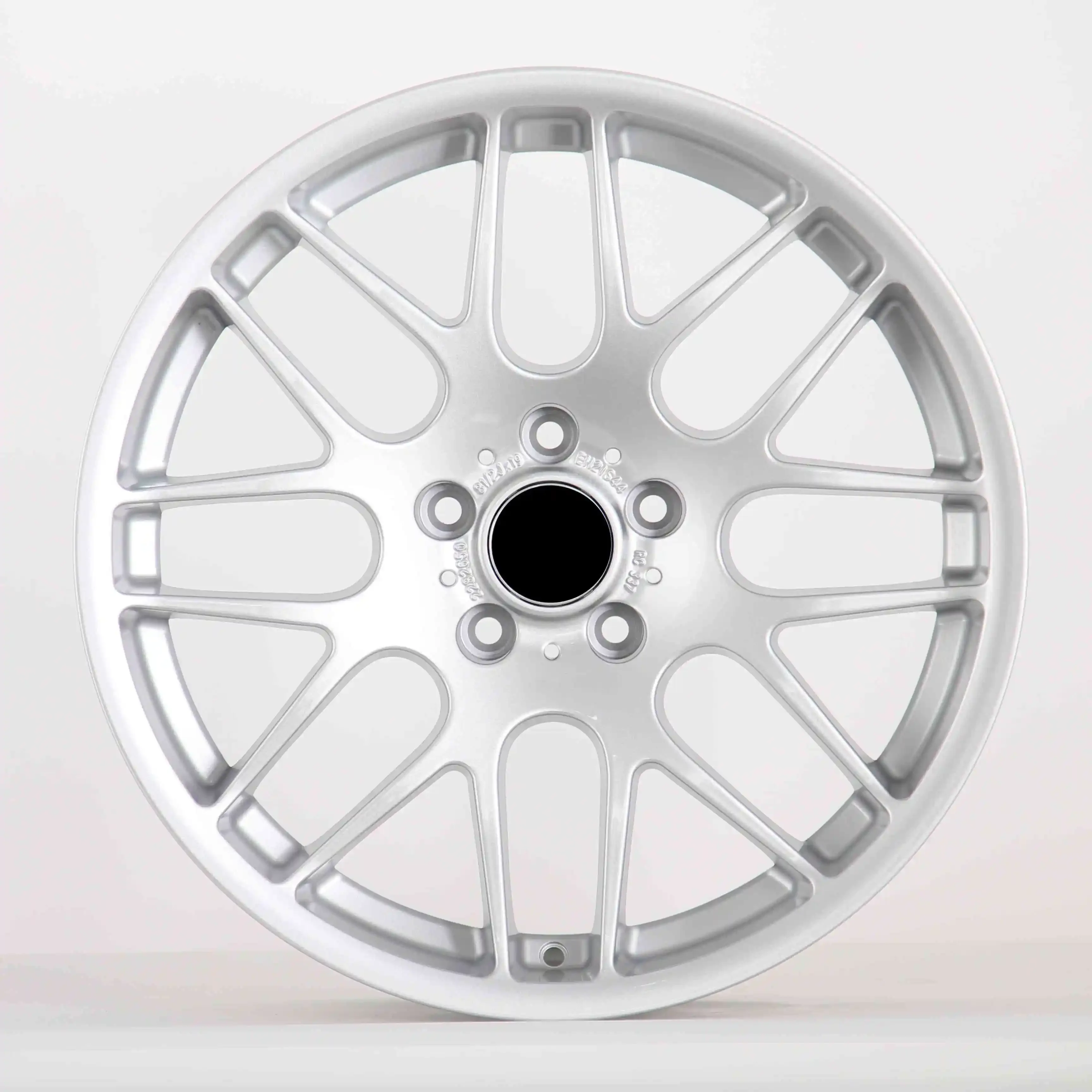 RC for  E46 M3 CSL E36 E38 E39 F10 F30 5x120 Wheels 18 19 Inch Rims Silver Spokes Casting Alloy Racing Car Wheels Disc