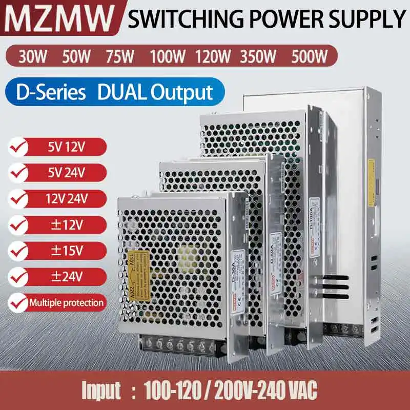 DUAL Output At The Same Time Switching Power Supply