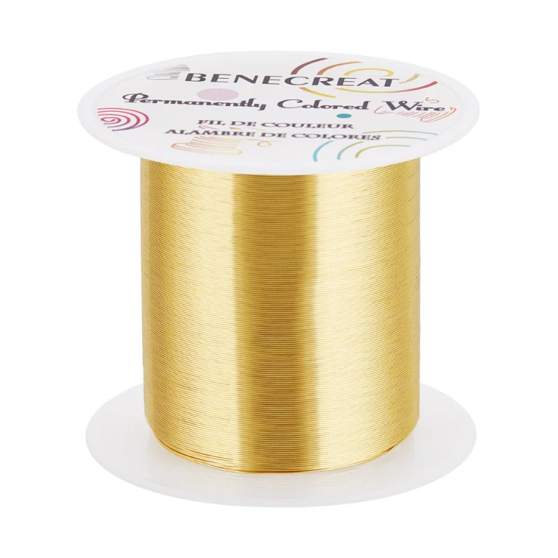 

150 Meters Jewelry Beading Wire 0.3mm Tarnish Resistant Copper Wire for DIY Bangle Earring Necklace Making Decor Accessories