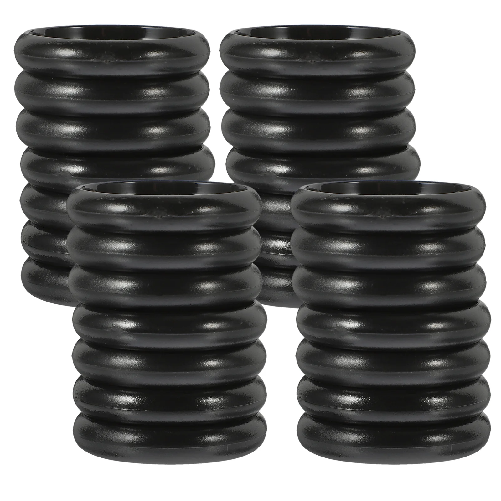 44Pcs Round Binding Buckles Premium ABS Discbound Expansion Discs Smooth Safe for Home Office School Use Plastic Binder Rings