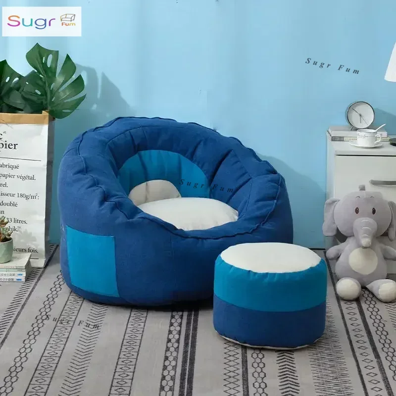

Lazy Sofa Bean Bag Tatami Small Apartment Chair Single Bedroom Room Girl Leisure Lazy Chair Medium Pedals With Change Bag Pillow