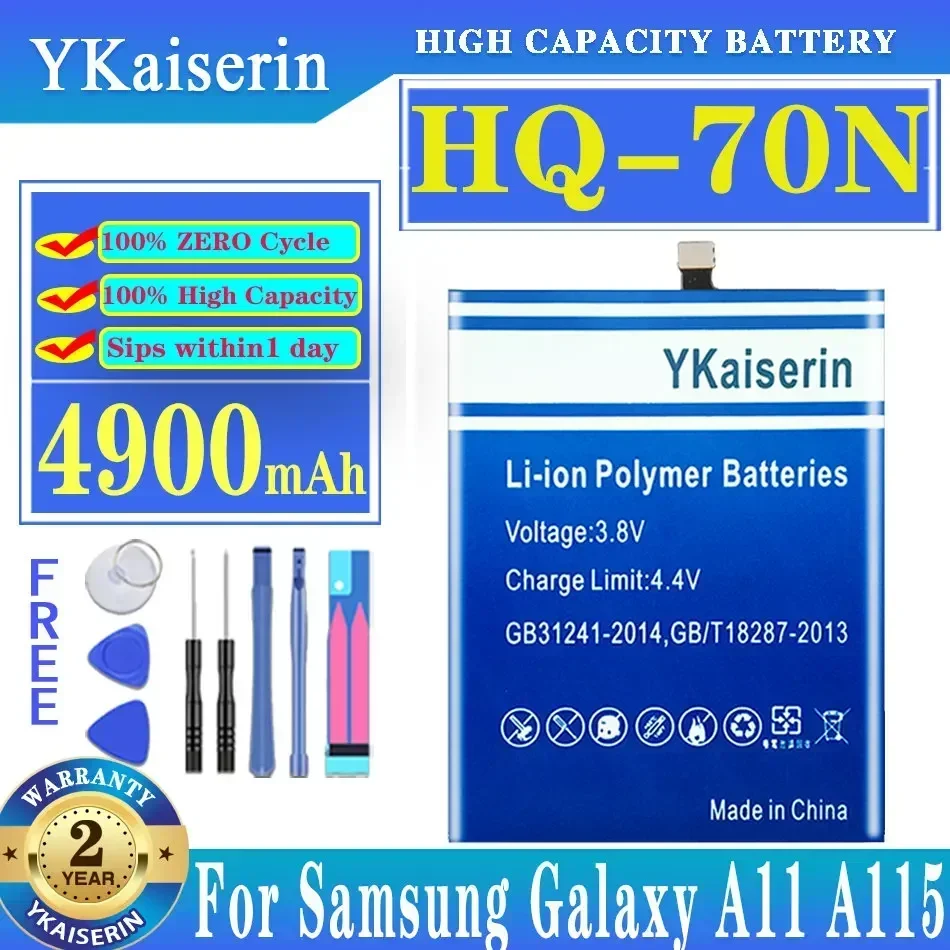 YKaiserin Portable Battery HQ-70N 4900mAh For Samsung Galaxy A11 A115 SM-A115