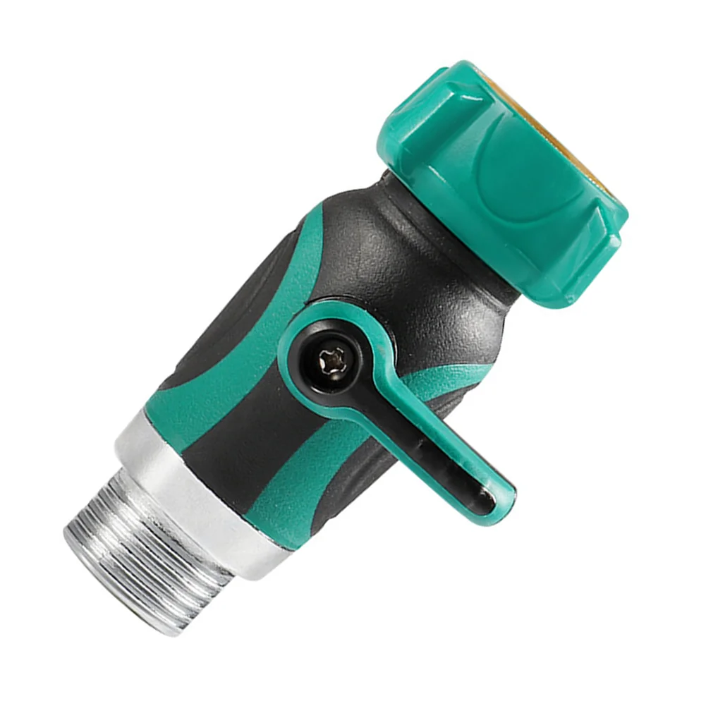 Zinc Alloy Valve 3 4 Ball Valve For Outdoor Watering Green Compatible With Standard Hoses High Pressure Resistant
