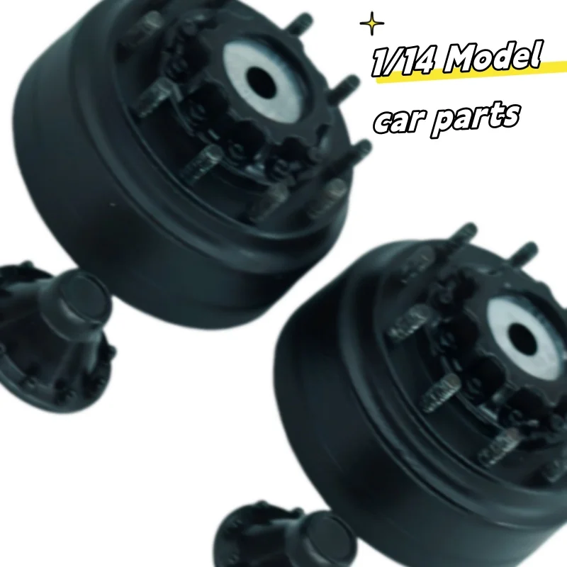 

Scaleclub Tamiya 1/14 имитация металлической крышки головки оси в сборе ступицы заднего колеса