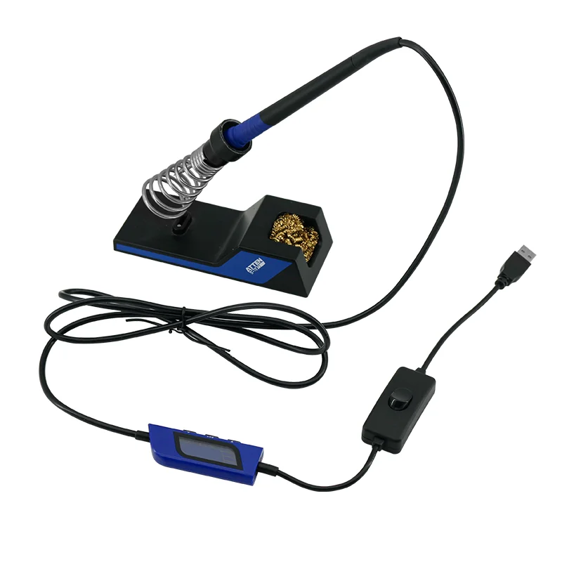 

GT-2010+ 5V 2A USB Rechargeable Digital Display Portable Soldering Iron Phone Repair Electric Welding Tool