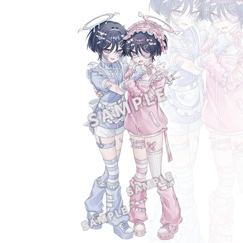 

Wanderers' Scatter Genshin Impact акриловое окружающее двухстороннее брендовое украшение для стола с розовым сердечком для девочек