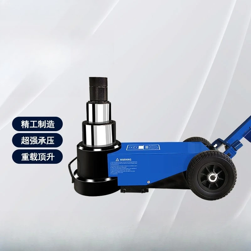 Easy to Use 100t Three Stage Pneumatic Truck Hydraulic Air Floor Jack Durable Lifting Jack for Heavy Trucks and Buses
