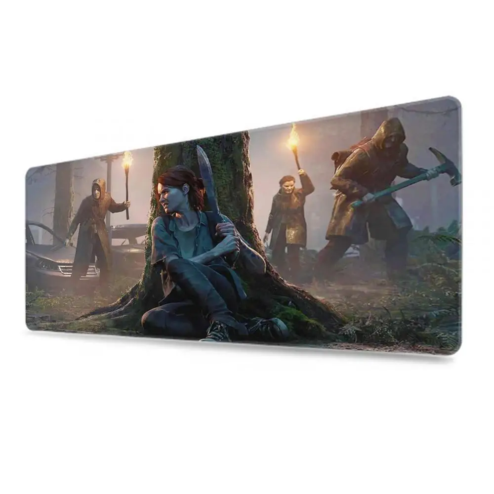 The Last Of Us 2 Custom HD Mouse Pad Natural Rubber Anime Anti-slip Gamer Soft Carpet Home Mouse Mat MousePads Keyboard Pad