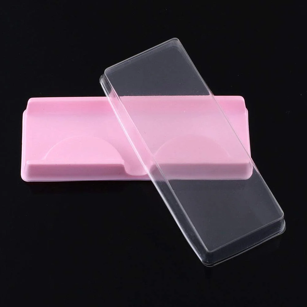 Boîte de rangement pour faux-cils, 50 ensembles, couvercle transparent, conteneur léger, étui Portable pour l'organisation des outils de cils